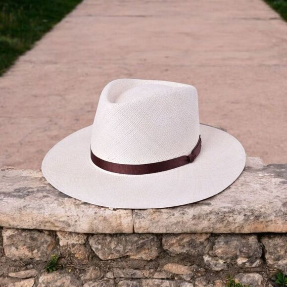 BIGALLI LADIES "AMARA PANAMA" GRADE 3 NATURAL PANAMA HAT. BIGA24006. - Picture 1 of 5